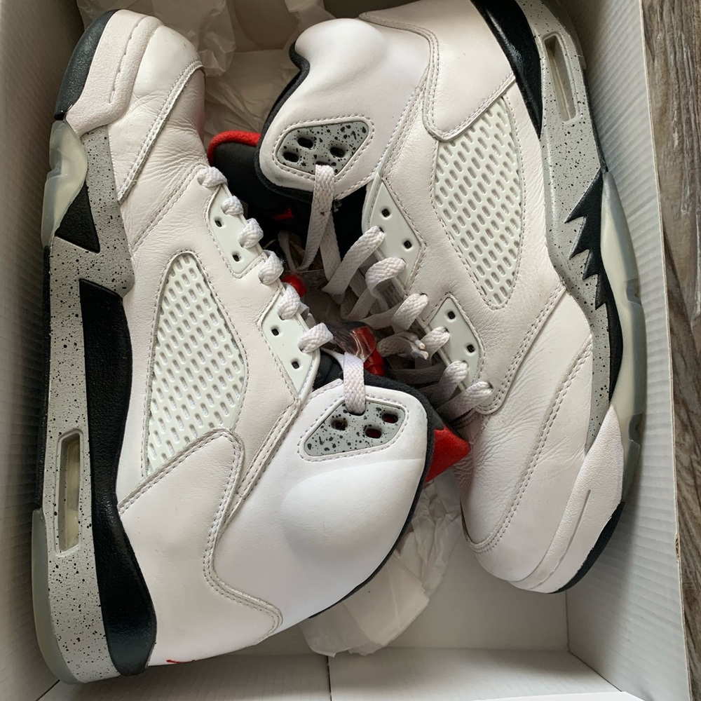 2017 Jordan 5 White Cements